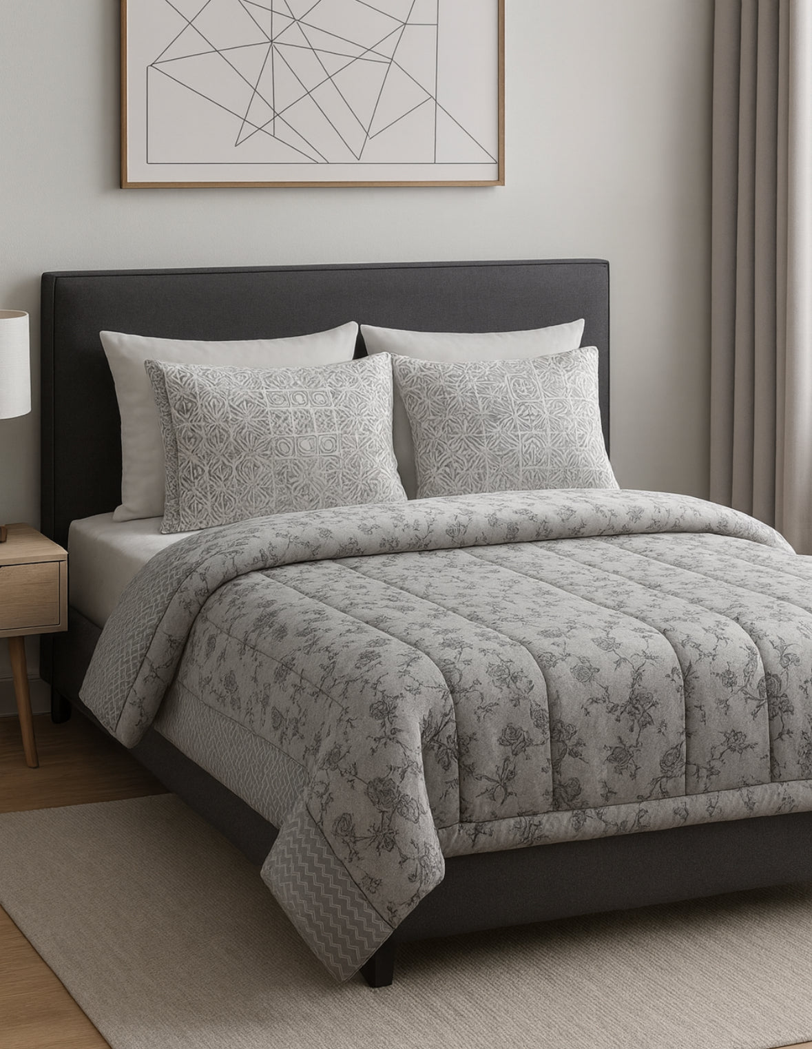 Classic Bloom Rajai Cotton Double Bed JUTON